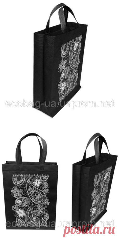 Купить Эко сумка BOX, вертикальная, "Кружево". Арт. 04-9340001 в Киеве от компании "BAG Master" - 438363601