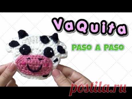 CARITA DE VACA TEJIDA A CROCHET 🐮 PASO A PASO 🐮