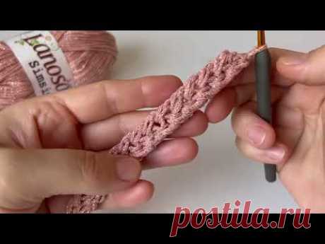 HARİKA FİKİR 👌💯 KOLAY ÖRGÜ ÇANTA SAPI YAPIMI / Easy Crochet Bag Handle / Örgü Cordon Yapımı