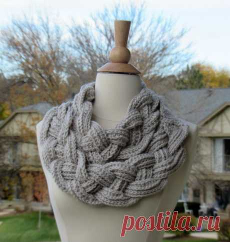 My Hobby Is Crochet: Double Layered Braided Cowl | Free Crochet Pattern with Video Tutorial | Guest Contributor Post on My Hobby is Crochet Blog