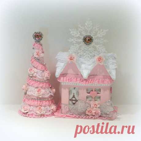 Christmas Decoration Shabby Chic Christmas от uniqueboxboutique