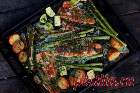 Риба запечена з овочами | Picantecooking