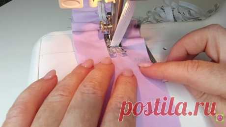 Люблю всякие швейные уловки. Покажу, как можно настрочить резинку равномерно, быстро и в любом количестве | Мой стиль DIY Пульс Mail.ru
