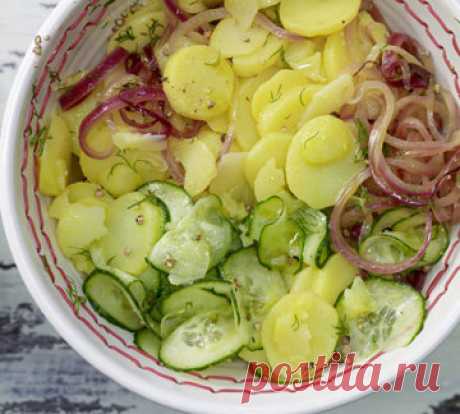 Картофельный салат. Рецепт по-немецки | Диетическое питание