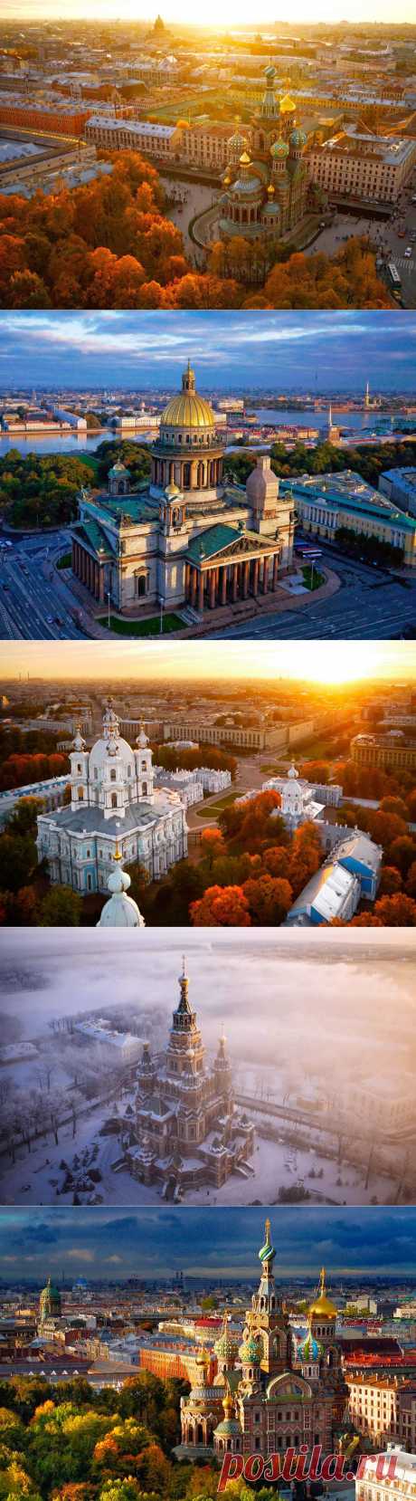 Красивые фото Санкт-Петербурга с высоты птичьего полета