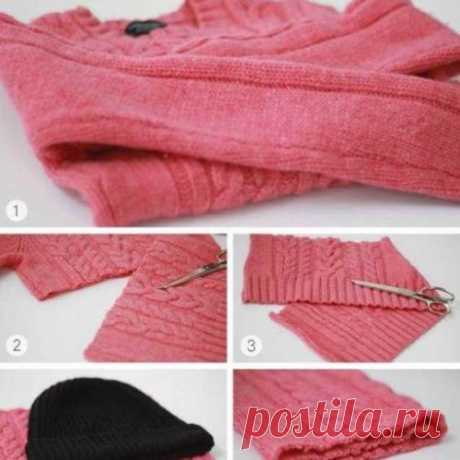 10 красивых идей, что можно сделать из старого зимнего свитера своими руками