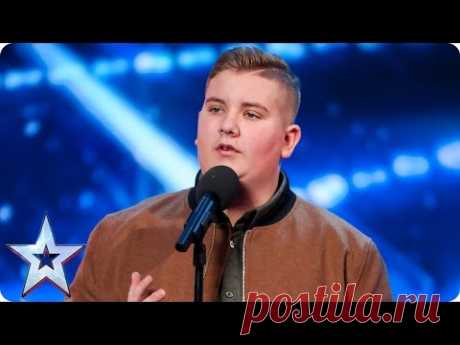 Golden Buzzer act Kyle Tomlinson proves David wrong | Auditions Week 6| Britain’s Got Talent 2017 - YouTube
