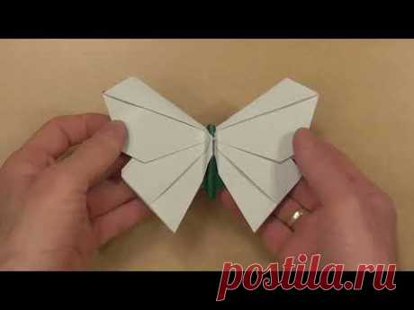 🌺Оригами 3D Бабочка из бумаги 🦩 (Robert J. Lang), papillon origami, ओरिगेमी तितली