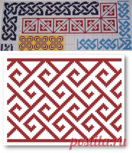 Схемы кельтской вышивки