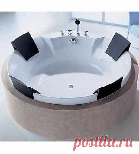 Круглая ванна: стильно, роскошно, современно