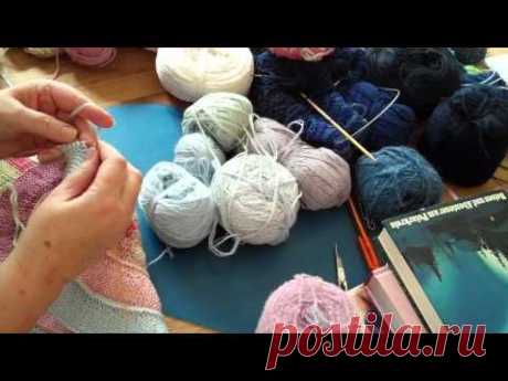 10 stitch spiral - Knitting in rounds (4) Knitting tutorial