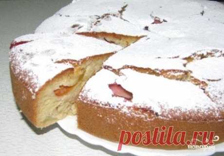 Пирог на кефире с яблоками - пошаговый рецепт с фото на Повар.ру