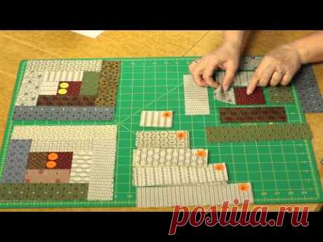 Quilting Quickly: Log Cabin Layouts - Sunshine &amp; Shadows Quilt