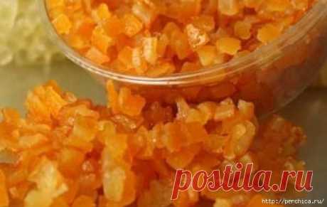 Сушим на зиму витамины - цукаты из тыквы с апельсином