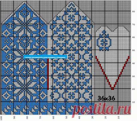 Варежки. Схемы. | Дамская копилка