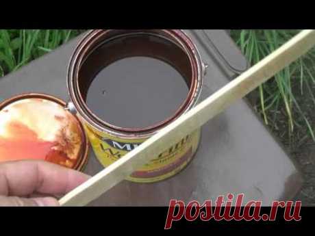 Морилка, как её наносить и как глубоко она проникает? How to - Wood Stain