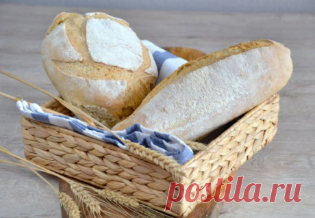 Французский деревенский хлеб на пшеничной закваске