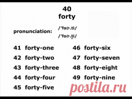 How to Say Numbers 0-99 - English Vocabulary &amp; Pronunciation Lesson