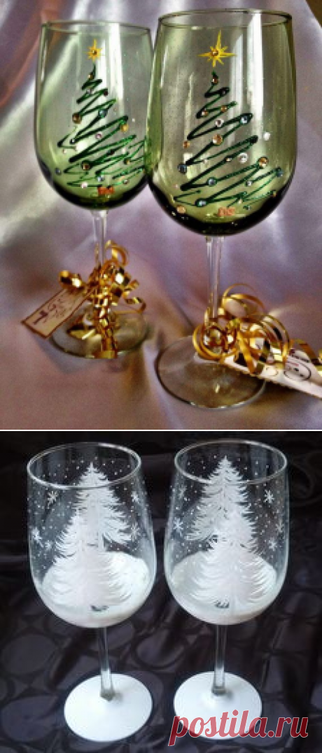 hand painted wine glass | Bottle and Glass Crafts (Wine) | Окрашенные бокалы, Руки и Очки