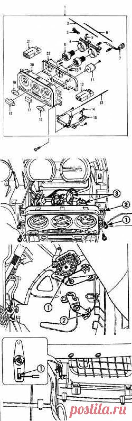 Ремонт Дэу Матиз : Снятие и установка узлов системы отопления и вентиляции Daewoo Matiz Полное описание, схемы, фото, технические характеристики