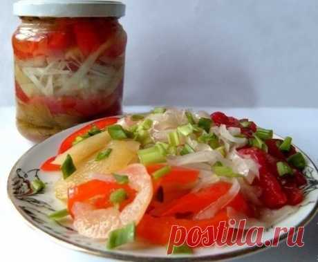 Слоеный салат с капустой. | Кулинарные Рецепты