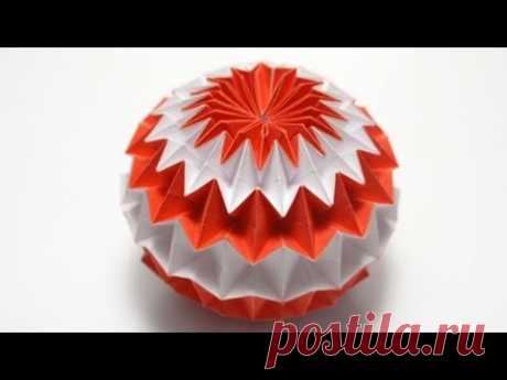 Origami Magic Ball (Dragon's Egg by Yuri Shumakov) - YouTube