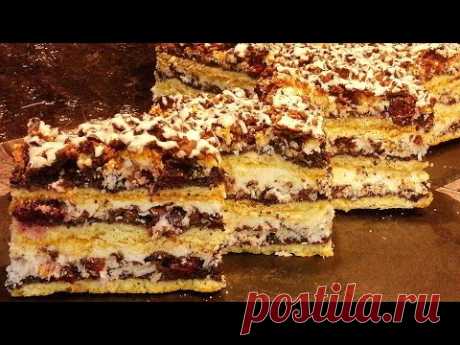 Украинский свадебный пляцок(торт)"ВЫШИВАНКА"! Старый Бабушкин рецепт, его стоит попробовать!