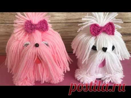 Oct 23, 2019 - Yarn Dog/yarn Puppies/Best out of waste yarn. - YouTube