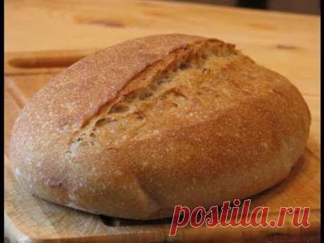 Французский белый хлеб на закваске - YouTube