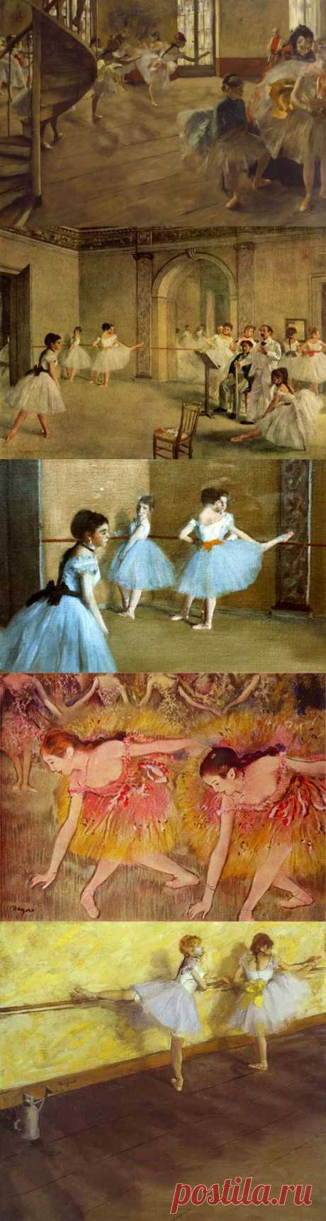 Lovely Degas ballet series makes me want a print to grace one of my walls.