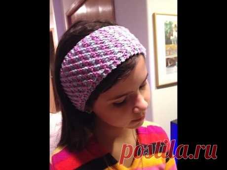 How To Knit Star Stitch Headband - Knitting Tutorial Video On 2-colors Star Stitch Headband