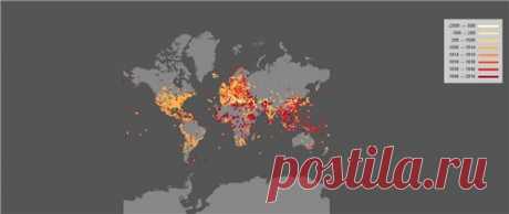 Интерактивная карта всех сражений в истории человечества