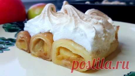 Блинный торт с яблоками и карамелью | Lioka Пульс Mail.ru Рецепт очень простой и точно вкусный! Любители блинов порадуются.