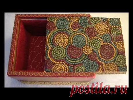 Extruded Polymer Clay Box