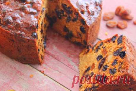 Темный пирог с цукатами и орехами - Леди Mail.Ru