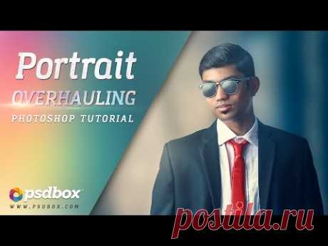 Урок по эффектной обработке портрета в фотошоп + видео урок