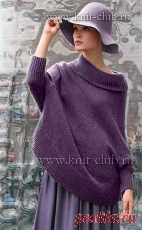 Модный пуловер для женщин вязание спицами 2015
