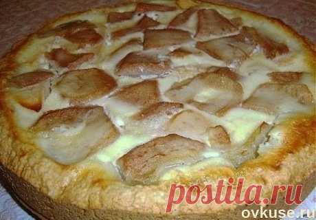 Пирог 'Яблоки на снегу' с очень нежной начинкой, просто тает во рту - Простые рецепты Овкусе.ру