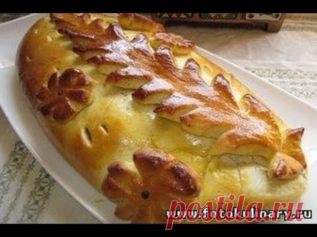 Рецепт - Пирог с мясом , луком и яйцами - YouTube