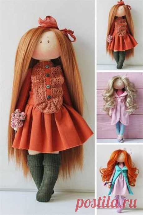 Интерьерная текстильные куклы выкройка с размерами