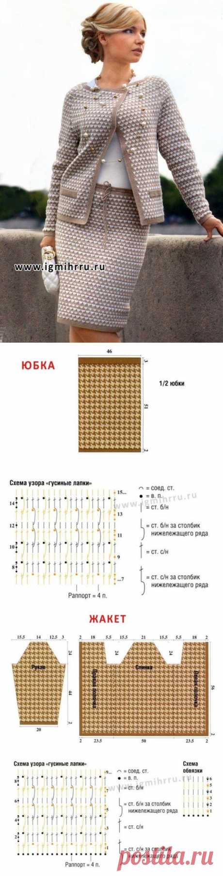 ЭЛЕГАНТНЫЙ КОСТЮМ В СТИЛЕ КОКО ШАНЕЛЬ: | Варварушка-Рукодельница