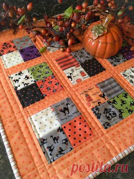 Carried Away Quilting: Coffee Time Quilt for Halloween