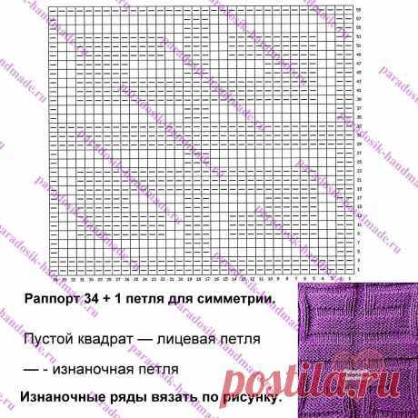 Новые красивые узоры в вашу копилочку, с хорошими схемами и описанием | Вязание с Paradosik_Handmade | Дзен