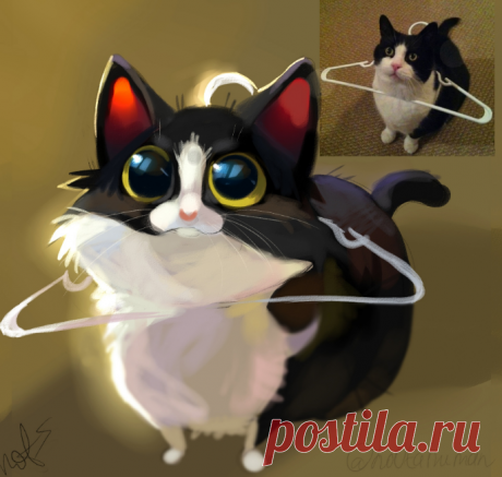 Что может быть милее котиков? Разве что нарисованные котики! В своих работах художник из России no0tahuman доказывает это из раза в раз.