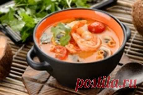 Вкусный суп том ям для похудения и здоровья