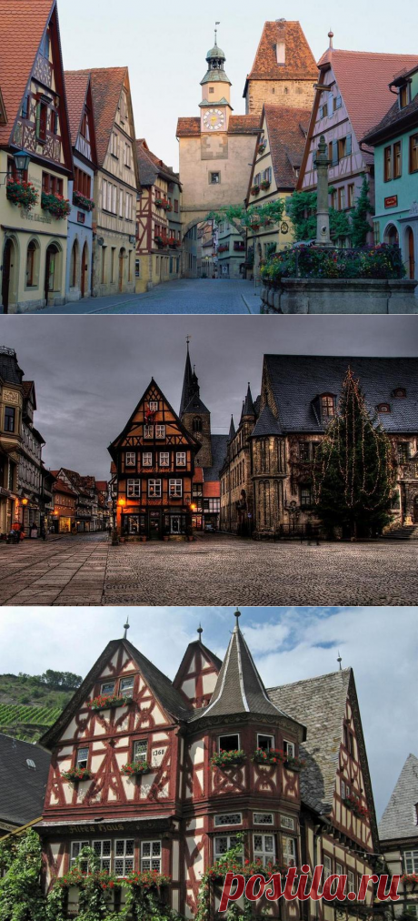 Красивые старинные дома Германии