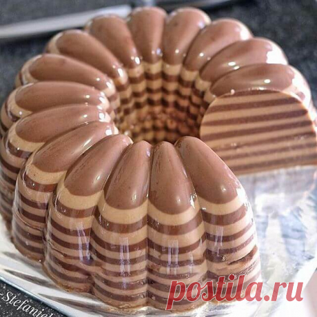 Шоколадно-кофейный пудинг — десерт
