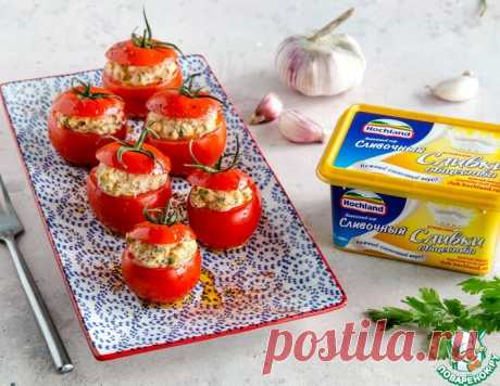 Бакинские помидоры, фаршированные острым сыром – кулинарный рецепт