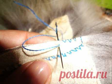 Мастера и умники: Мастер класс: Основной шов скорняка для шитья натурального меха