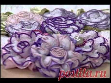 Flores Bordadas com Valéria Soares - Vitrine do Artesanato na TV - YouTube